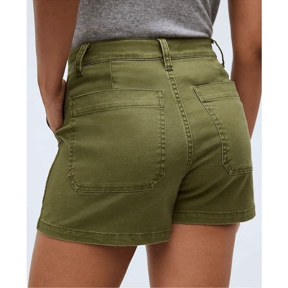 Madewell The Perfect Vintage Fatigue Khaki Shorts 27 - Picture 2 of 9